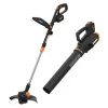 WORX 20V GT Revolution 12 Inch 4.0Ah Cordless String Trimmer And Turbine Leaf Blower Combo Kit - WG930.3