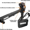 WORX 40V Cordless Leaf Blower, Vacuum And Mulcher With 2 x 4.0 Ah Batteries And Charger - WG583