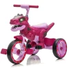 Xuanlur Kids' Dinosaur Tricycle With Flash Wheels, Music And LED Lights - Green