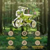 Xuanlur Kids' Dinosaur Tricycle With Flash Wheels, Music And LED Lights - Green