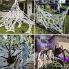 Yalumo 850 Sqft Spider Web Giant Beef Netting Halloween Decorations, 23 x 4.6Ft Pre-Cut Gauze Stretchy Spider Webs Glow