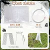Yalumo 850 Sqft Spider Web Giant Beef Netting Halloween Decorations, 23 x 4.6Ft Pre-Cut Gauze Stretchy Spider Webs Glow