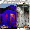 Yalumo 850 Sqft Spider Web Giant Beef Netting Halloween Decorations, 23 x 4.6Ft Pre-Cut Gauze Stretchy Spider Webs Glow