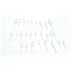 YAMB Halloween Pumpkin Teeth Decor Kit, Mini Fangs and Flat Teeth, Reusable Pin-In Design, For Pumpkin Carving and Party