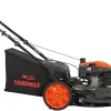 YARDMAX 22 in 201cc 6-Speed CVT RWD 3-in-1 Self-Propelled Lawn Mower, Black - YG2760
