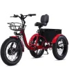 YEBEI Folding Electric Tricycle for Adults, 500W Motor, 48V15AH Lithium Battery, 20 x 4.0 in Fat Tires