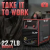YESWELDER Flux Core MIG/Lift TIG/Stick Welder, 135 Amp, 110V - FLUX-135PRO