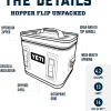 YETI Hopper Flip 12 Portable Soft Cooler, Charcoal, 15 lbs Capacity - Zipper