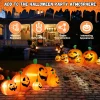 Yexmas 8 FT Halloween Inflatables Pumpkin, 7 Pumpkins Halloween Outdoor Decoration with Built-in LED Lights, Halloween B