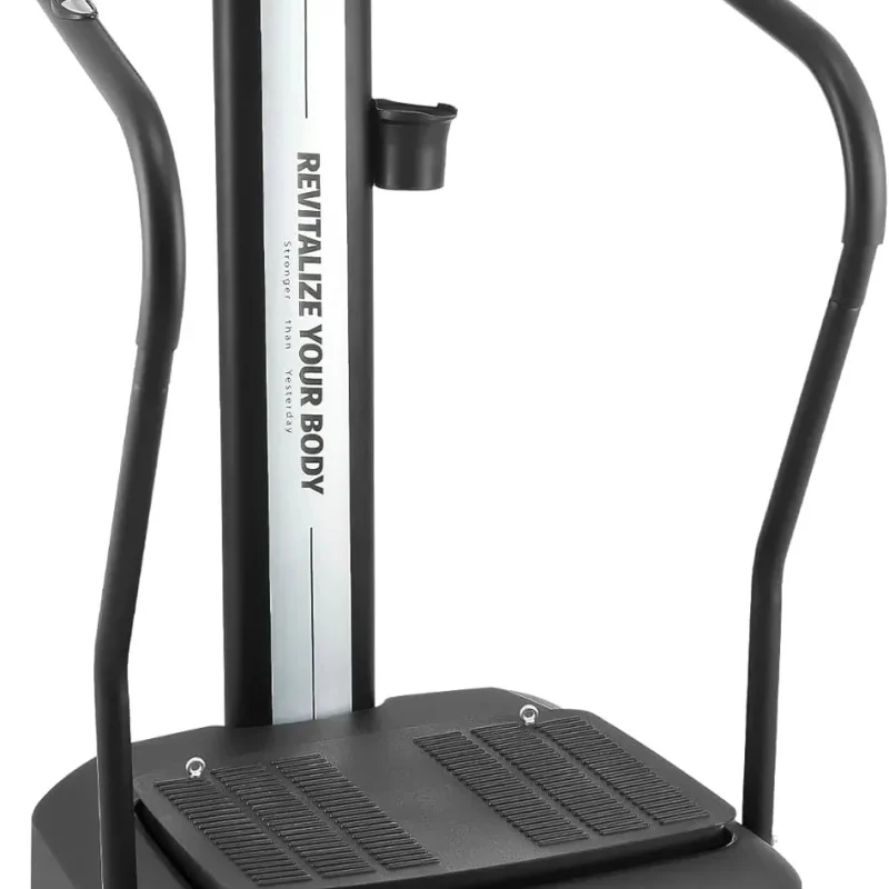 Zelus Whole Body Vibration Plate Exercise Machine, 500W, 99 Levels, 3 Preset Modes, 2 Resistance Bands, 330lb Capacity