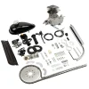 Zimtown 80cc 2-Stroke Engine Bike Motor Kit For 26in Bicycles, Silver White