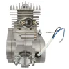 Zimtown 80cc 2-Stroke Engine Bike Motor Kit For 26in Bicycles, Silver White